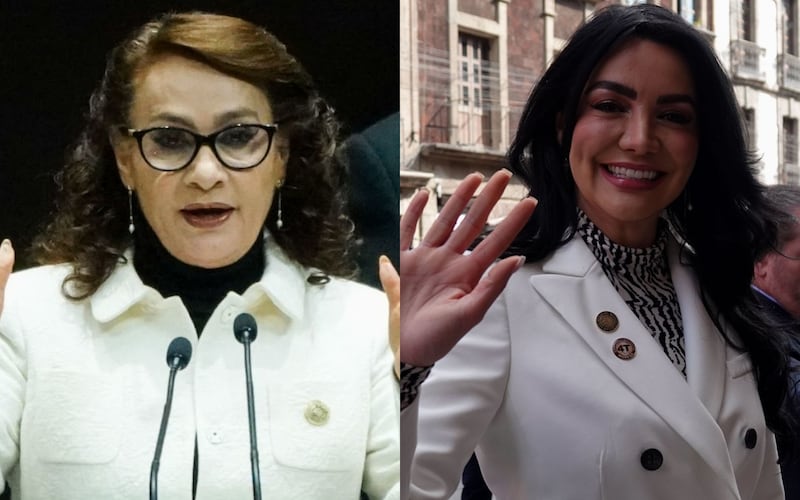Dolores Padierna y Gabriela Jiménez