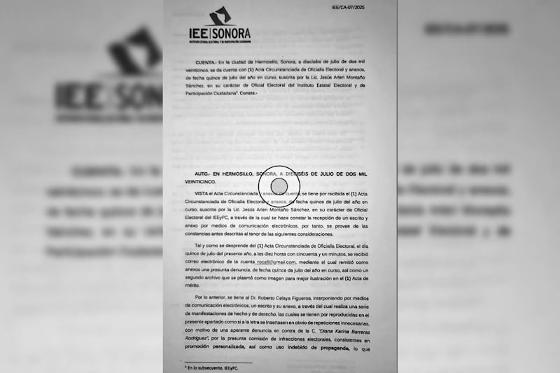 Denuncia contra Karina Barreras