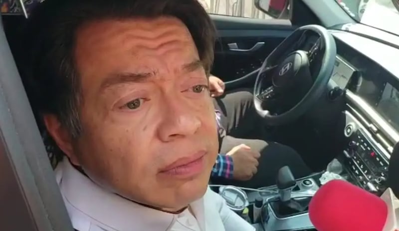 Mario Delgado habló con los medios de comunicación sobre Marx Arriaga