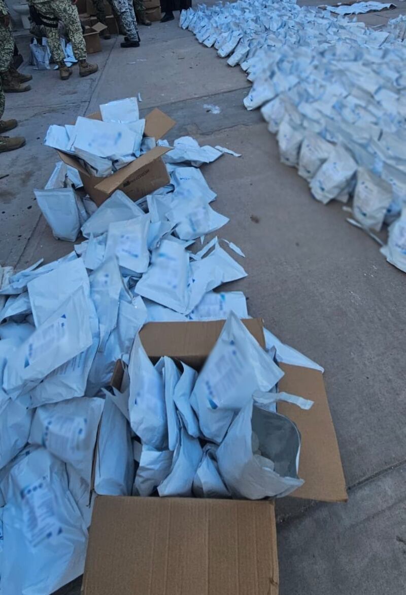 Decomiso de droga en Sonora