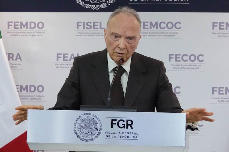 Alejandro Gertz Manero, fiscal general de la República. El funcionario informó sobre las indagatorias en torno al caso Teuchitlán.