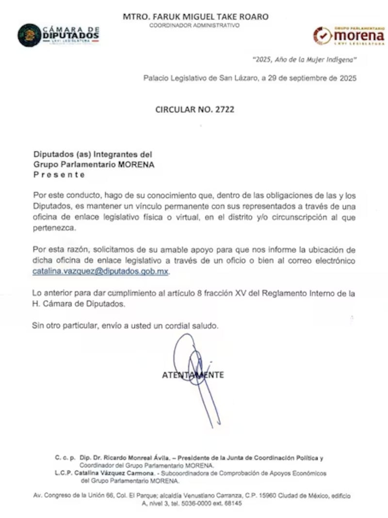 Circular Morena