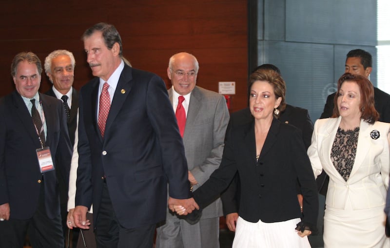 Vicente Fox y Martha Sahagún