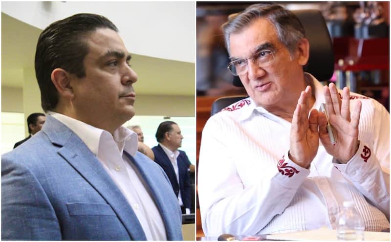 La denuncia de Ismael García Cabeza de Vaca se basó en una investigación periodística de Animal Político y Elefante Blanco que documentó el presunto desvío de 4.6 millones de pesos del presupuesto de becas en 2024 durante el gobierno de Américo Villarreal. Imágenes de Ismael García Cabeza de Vaca y Américo Villarreal