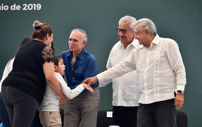 AMLO y Alfonso Romo en 2019
