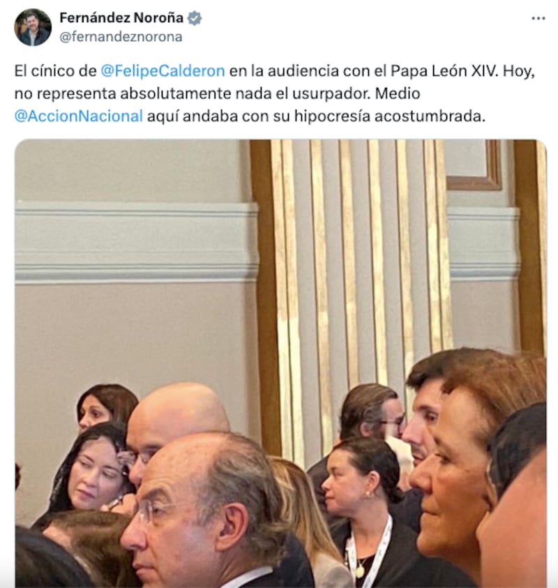 noroña tuit calderón