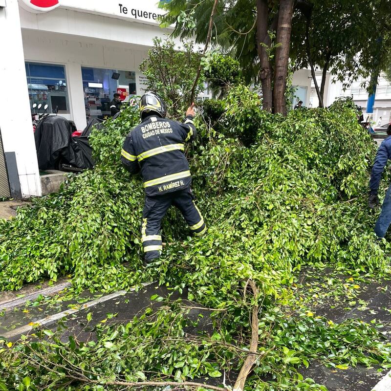 Lluvias en la CDMX