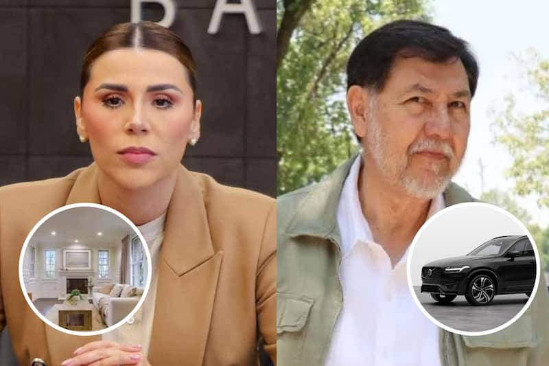 Marina del Pilar Ávila, gobernadora de Baja California y Gerardo Fernández Noroña, presidente del Senado. Imagen promocional