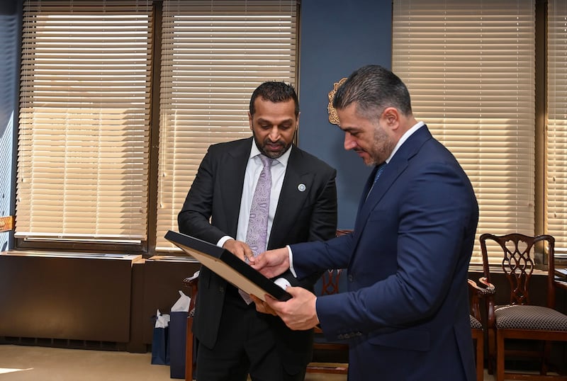 Omar García Harfuch y Kash Patel