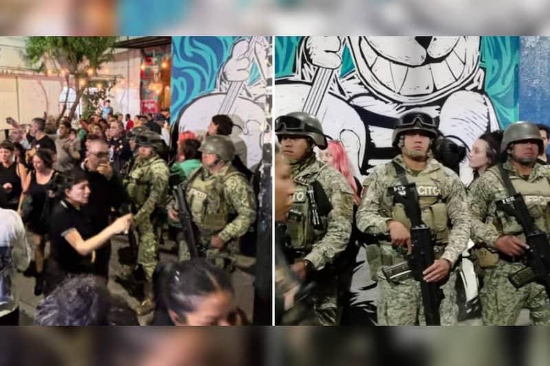 Elementos del Ejército rodean el Foro Alicia en CDMX Elementos del Ejército rodean el Foro Alicia en CDMX
