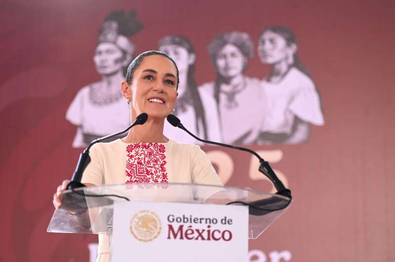 La presidenta de México, Claudia Sheinbaum Sheinbaum insistió en que el país debe ser respetado