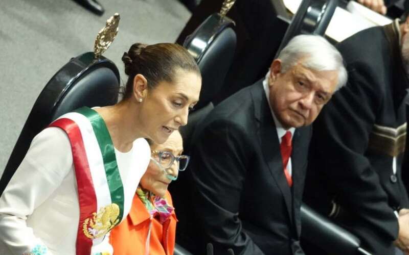 La presidenta Claudia Sheinbaum y el expresidente Andrés Manuel López Obrador AMLO y Sheinbaum son los mandatarios que han recibido una mayor aprobación a tres meses de iniciar sus gobiernos