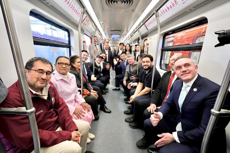 Autoridades capitalinas y federales acudieron a la apertura de la Línea 1 Metro Línea 1