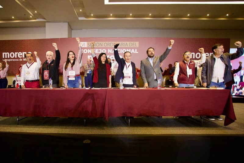 La dirigencia de Morena anunció los lineamientos que tendrán para las elecciones que vienen Dirigencia de Morena en el Congreso Nacional del Partido