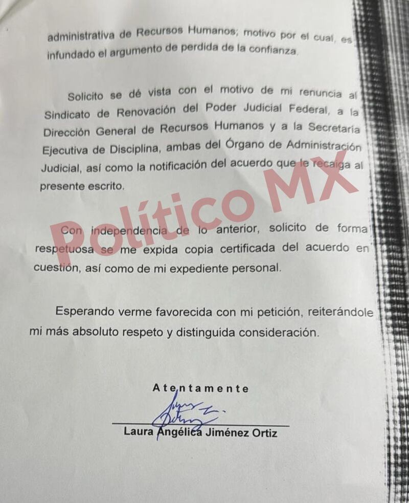 Renuncia Forzada PJF Pt.3