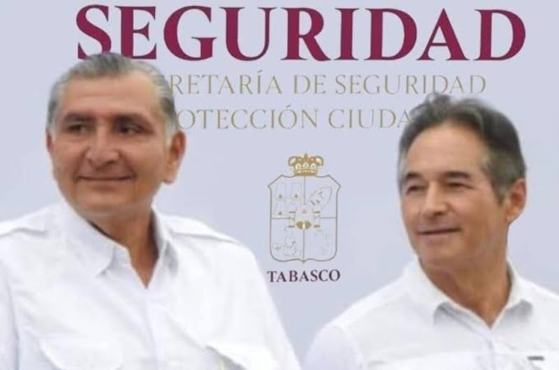 Adán Augusto López y Hernán Bermúdez
