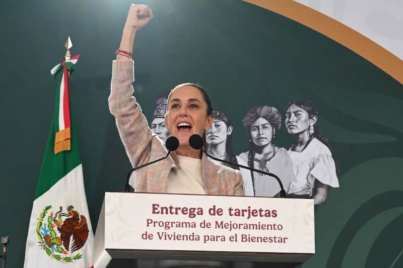 Claudia Sheinbaum, presidenta de México Claudia Sheinbaum, presidenta de México, habla de la economía mexicana ante los aranceles de Trump.