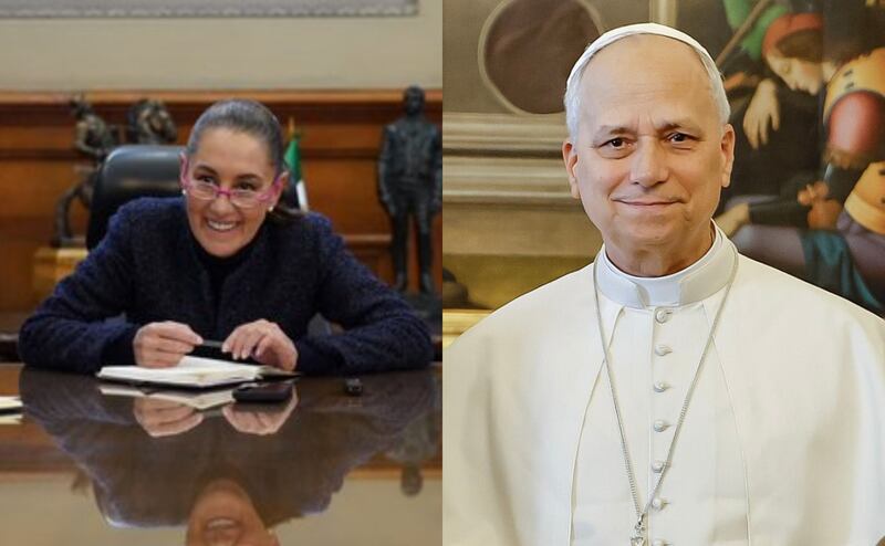 Sheinbaum y León XIV