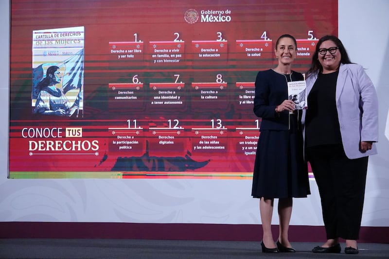 Claudia Sheinbaum y Citlalli Hernández