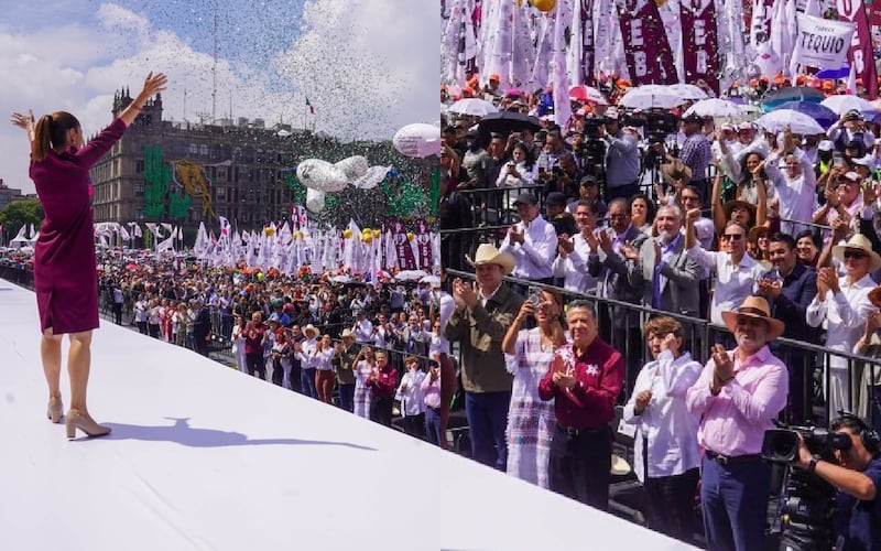 Evento de Sheinbaum en el Zócalo