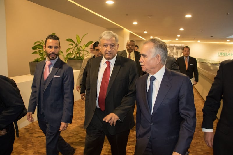 AMLO y Alfonso Romo