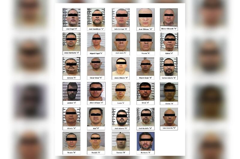 Narcos trasladados a EUA