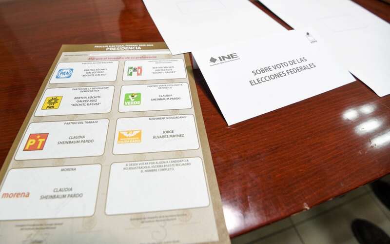 Los tres partidos han estado en coalición en las últimas elecciones Boleta electoral de la jornada del 2024