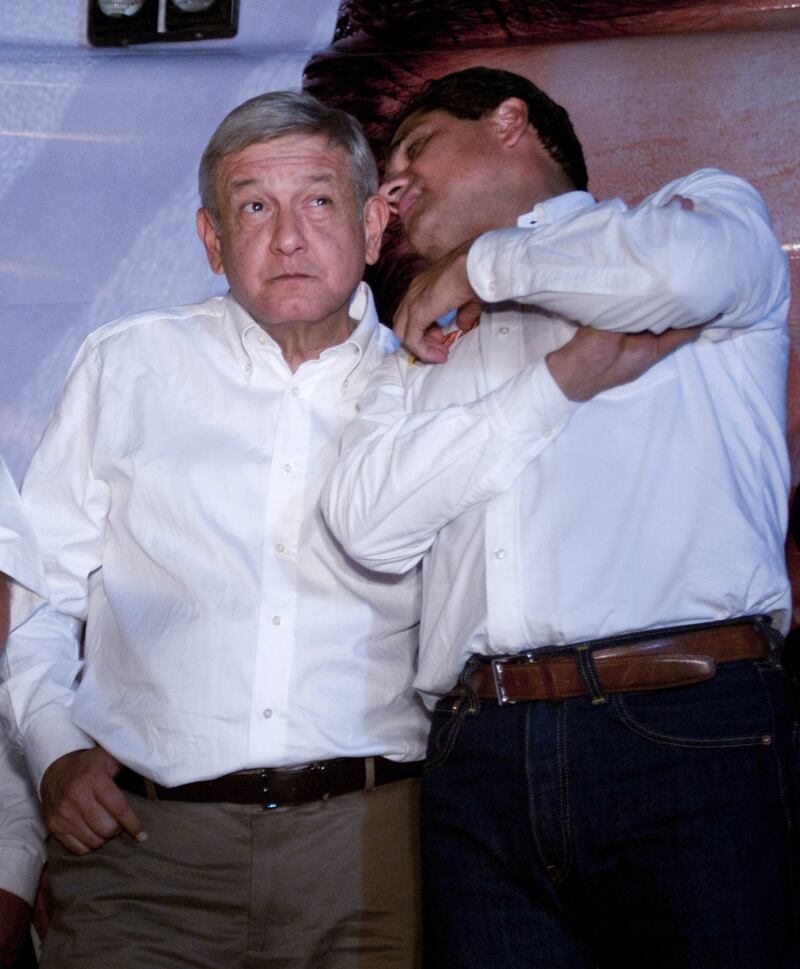 AMLO y Silvano Aureoles