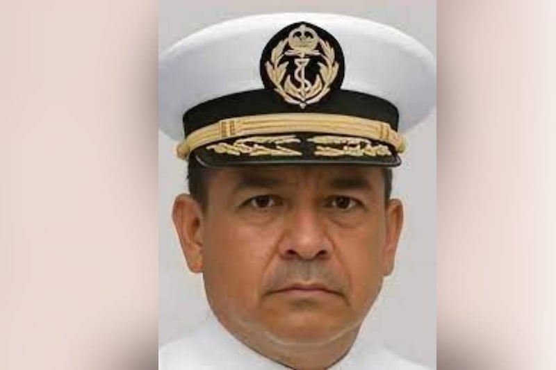 El capitán de Navío Abraham Jeremías Pérez Ramírez