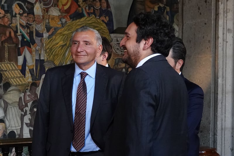 Adán Augusto y 'Andy' López Beltrán