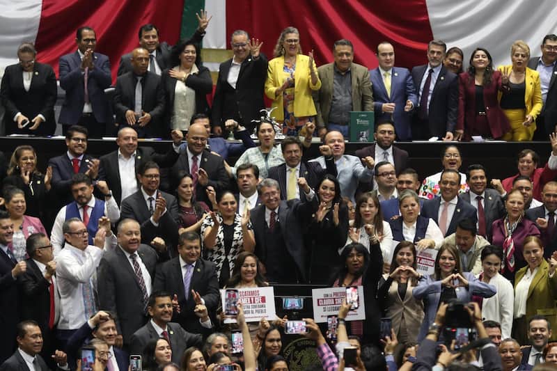 Dentro del partido las divisiones continúan acrecentándose Bancada de Morena en la Cámara de Diputados