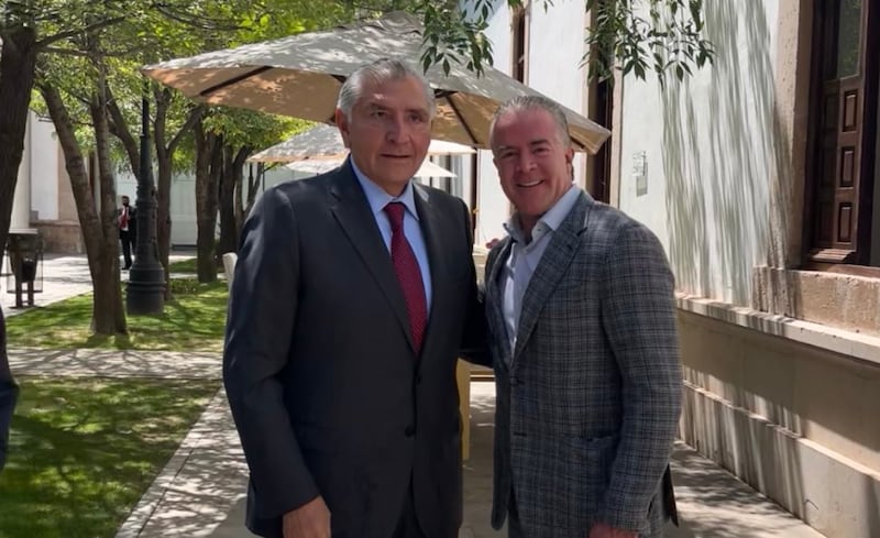 Raúl Rocha y Adán Augusto López