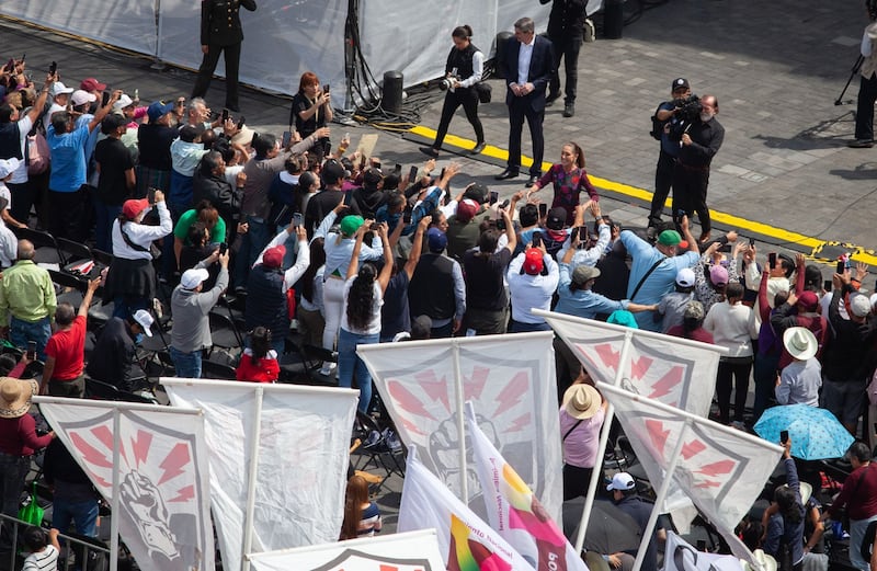 Sheinbaum en el Zócalo
