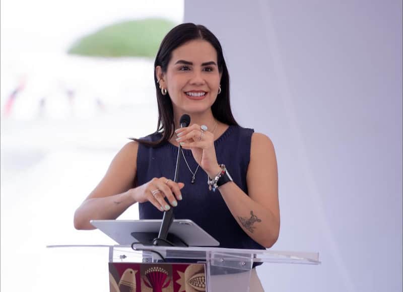 ella podría obtener la candidatura de Morena para las elecciones de Colima en 2027 la funcionaria en un evento oficial