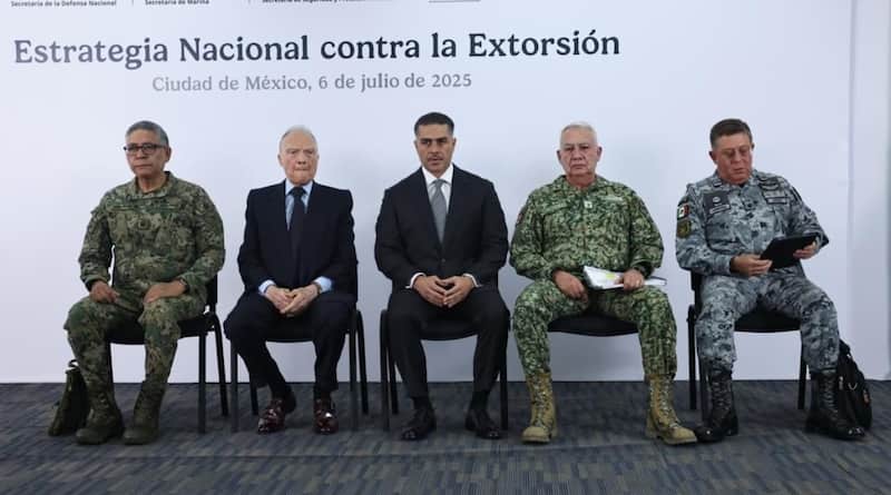 El gabinete de Seguridad presentó la Estrategia Nacional contra la Corrupción Gabinete de Seguridad en conferencia de prensa sobre la Estrategia Nacional contra la Extorsión