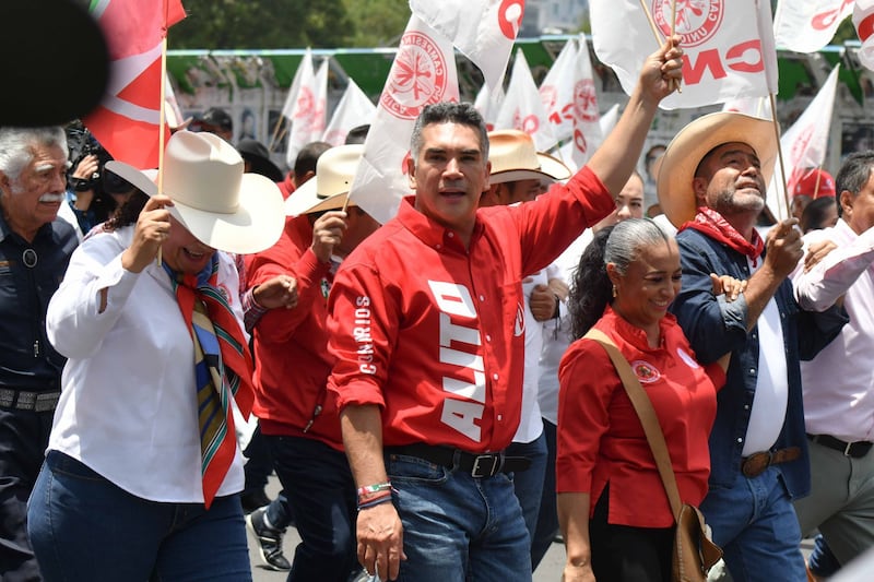 Marcha a favor de Alito Moreno