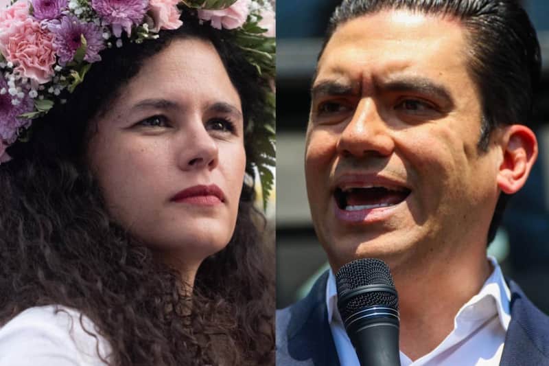 Luisa Alcalde, dirigente del Morena, y Jorge Romero, dirigente del PAN Luisa Alcalde, dirigente del Morena, y Jorge Romero, dirigente del PAN
