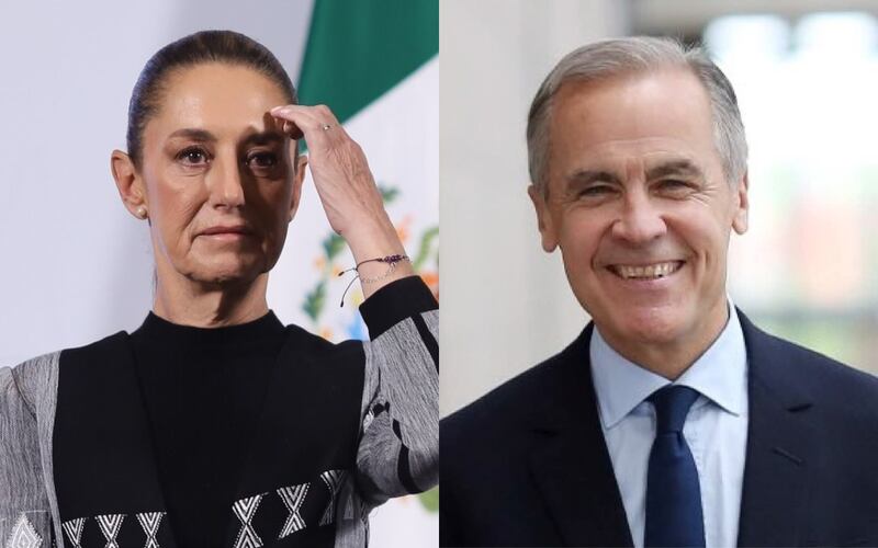 Claudia Sheinbaum y Mark Carney