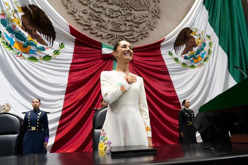 Claudia Sheinbaum, presidenta de México,