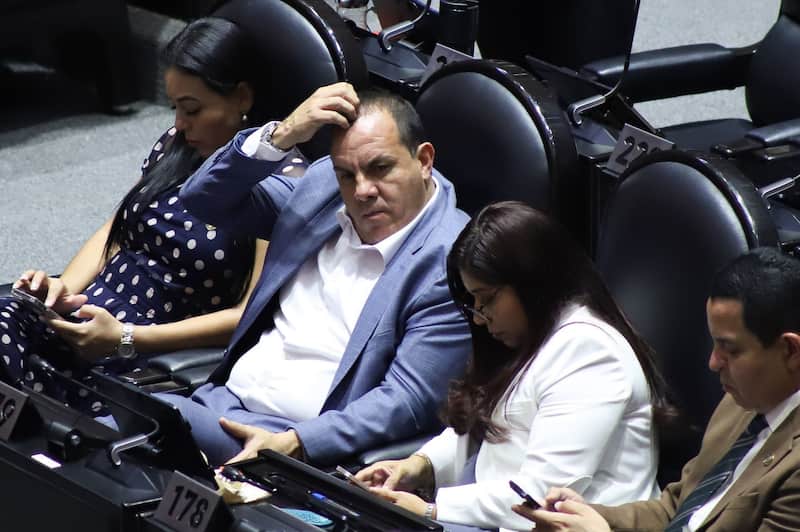 Cuauhtémoc Blanco, diputado federal de Morena. El exgobernador de Morelos tendría al menos 10 carpetas de investigación abiertas por distintos delitos.