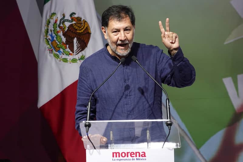 El diputado Gerardo Noroña durante el nombramiento como coordinadora de los Comités en Defensa de la Cuarta Transformación a Claudia Sheinbaum durante la Tercera Sesión Ordinaria Unidos por la Transformación del partido de Morena.
FOTO: GRACIELA LÓPEZ /CUARTOSCURO.COM Gerardo Fernández Noroña