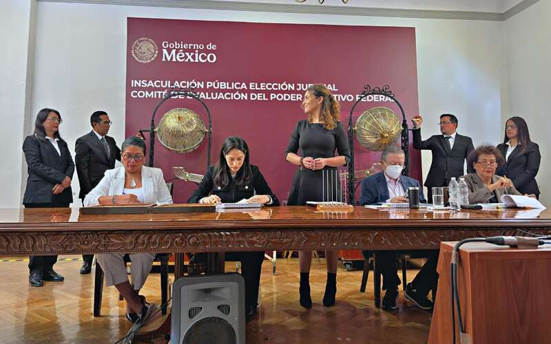 Los comités de la elección judicial realizaron tómbolas para definir a los candidatos En la tómbola salieron gente cercana a AMLO y Morena