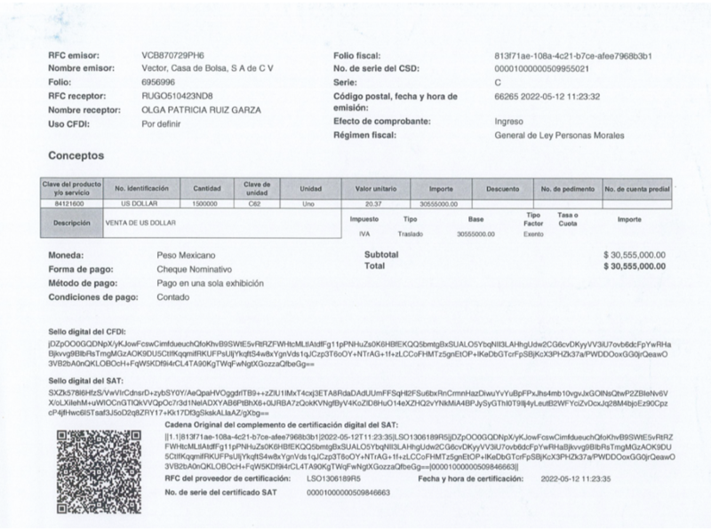 Transacciones Vector Casa de Bolsa