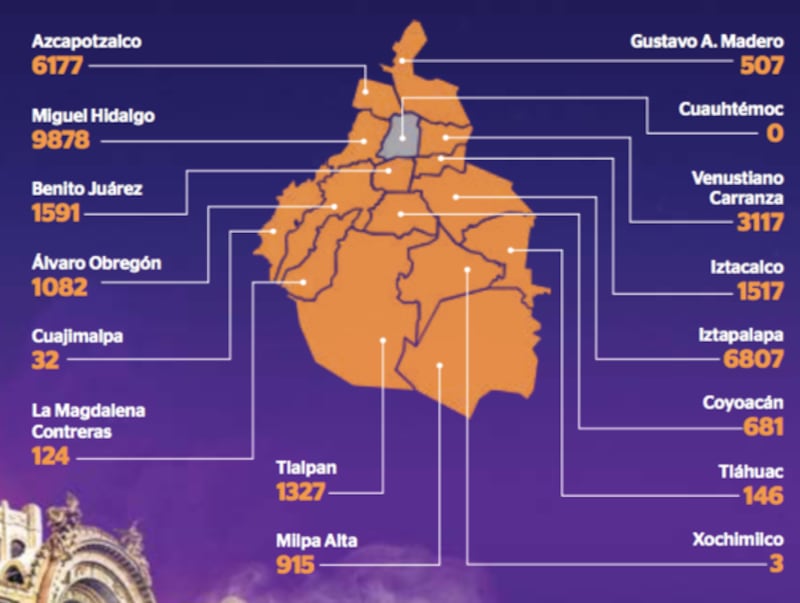 Alcaldías con más permisos al comercio ambulante