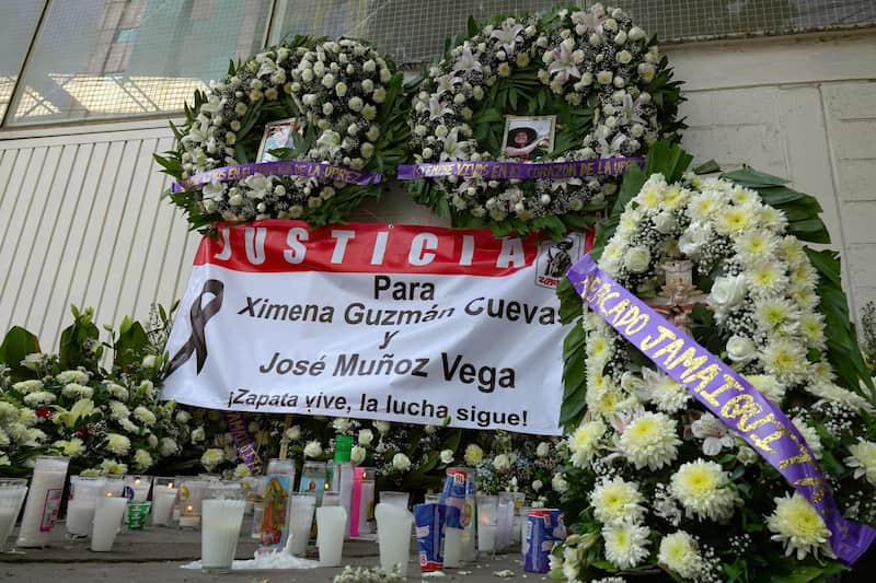 Los colaboradores de Clara Brugada fueron asesinados cerca del metro Xola Funeral de Ximena Guzmán y José Muñoz