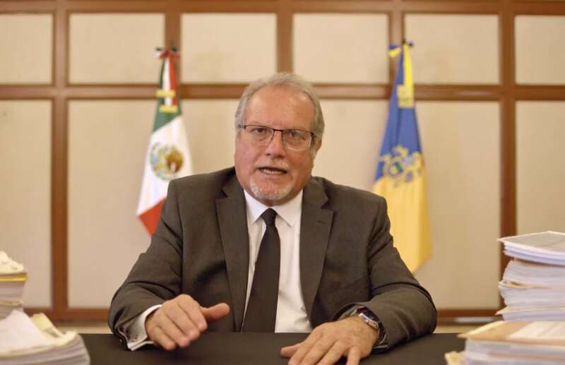Salvador González afirmó que la Fiscalía de Jalisco colaborará abierta y transparentemente con la FGR. Salvador González, fiscal de Jalisco.