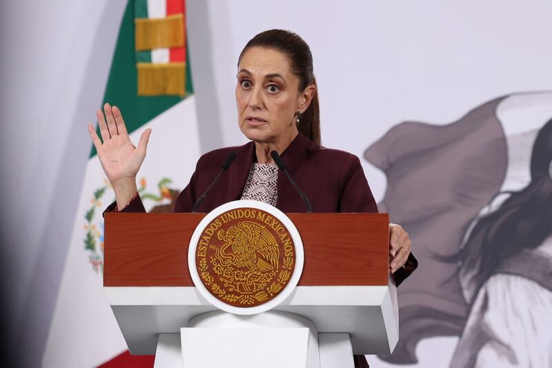 CIUDAD DE MÉXICO, 17FEBRERO2026.- Claudia Sheinbaum Pardo, presidenta de México, encabezó la conferencia Mañanera del Pueblo, desde Palacio Nacional, en la que se presentaron las acciones y avances respecto al tema de Sarampión en el país.
FOTO: GALO CAÑAS/CUARTOSCURO.COM Claudia Sheinbaum