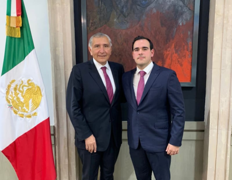 Adán Augusto y Rubén Cervantes