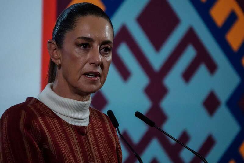 Claudia Sheinbaum, presidenta de México. La mandataria recordó cómo fue el manejo del caso del feminicidio de Ariadna Fernanda.