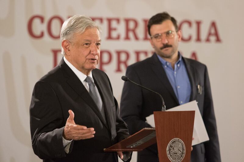 AMLO y Daniel Asaf